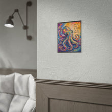 Load image into Gallery viewer, "Perfect is Not Required for Power" Octopus Quote Poster | Vibrant Wall Decor