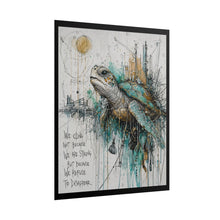 Load image into Gallery viewer, "Because We Refuse To Disappear" Sea Turtle Wall Art | Gothic Coast Print