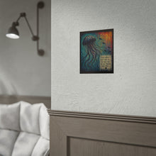 Load image into Gallery viewer, Jellyfish Art Poster - "Toxic People Don’t Hate You" Inspirational Rolled Wall Art