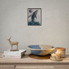 Load image into Gallery viewer, Whale of Stardust Rolled Poster — Inspirational Ocean Art Print ("You are made of stardust...")