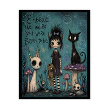Load image into Gallery viewer, Mushrooms, Monsters & Midnight Thoughts — Creepy Cute Art Print
