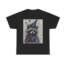 Load image into Gallery viewer, Whimsical Raccoon Art T-Shirt