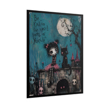 Load image into Gallery viewer, Be Kind to Your Weird Side Rolled Poster — Gothic Whimsical Wall Art