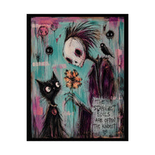 Load image into Gallery viewer, The Strangest Souls Are Often the Kindest Rolled Poster — Gothic Whimsical Fantasy Wall Art