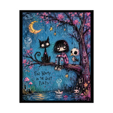 Load image into Gallery viewer, Rolled Poster - 'Find Beauty in the Quiet Places' Gothic Cute Art Print
