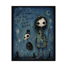 Load image into Gallery viewer, Survival Is Not the Absence of Pain but the Decision to Keep Walking Rolled Poster — Gothic Inspirational Fantasy Wall Art