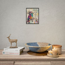 Load image into Gallery viewer, Rolled Poster — Colorful Bird Art Print with Inspirational Quote: "Every Day Is a New Chance to Grow, Shine, and Be You"