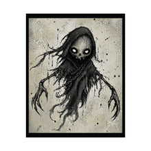 Load image into Gallery viewer, Horror Ghost Art Poster — Creepy Hollow Spirit Rolled Poster