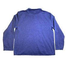 Load image into Gallery viewer, Crown & Ivy Sweater Adult 2XL XXL Blue Quarter Zip Comfy Soft Outerwear Mens