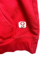 Load image into Gallery viewer, Lifeguard Sweatshirt Adult Medium Red Clearwater Beach FL Hoodie Pullover Mens