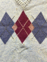 Load image into Gallery viewer, VTG McGregor Vest Adult Large Light Blue Argyle Diamond Wool Blend Sweater Mens