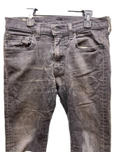 Load image into Gallery viewer, Levis 519 Jeans Mens 30x30 Denim Black Skinny Fit Premium Big E Casual Work