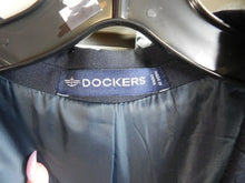 Load image into Gallery viewer, Dockers Sport Coat Mens 50R Navy Single Breasted Wool Blend Suit Blazer