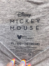Load image into Gallery viewer, Disney Mickey Mouse Shirt Mens Extra Large Gray Classic Streetwear Spell Out