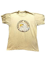 Load image into Gallery viewer, VTG Gallant Eagle Shirt Adult Small Beige Vanderberg AFB 1984 Single Stitch Mens