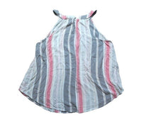 Load image into Gallery viewer, Torrid Shirt Womens 1 Striped Halter Sleeveless keyhole Blouse Flowy Ladies
