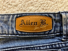Load image into Gallery viewer, Vintage Allen B Jeans Womens 2 (27x26) Y2K Jeweled Embellished Cut-Off Straight