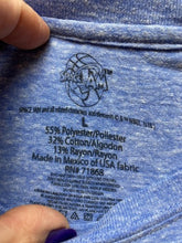 Load image into Gallery viewer, Space Jam Shirt Adult Large Heather Blue Michael Jordan Basketball Logo Mens