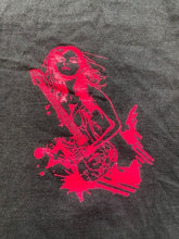 Load image into Gallery viewer, VTG Rock N' Roll Shirt Womens Large Lumo Girl Guitar Glow in The Dark 90s Ladies