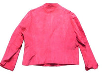 Load image into Gallery viewer, Worthington Jacket Womens Extra Large SUEDE Red Button Down Pocket Blazer Ladies