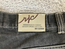 Load image into Gallery viewer, RIC Shorts Adult 38x14.5 Black Denim Bermuda Baggy Skater Urban Jean Mens