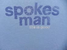 Load image into Gallery viewer, Life Is Good Shirt Adult 4X Spokes Man Crusher Do What You Love Cycling Mens