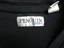 Load image into Gallery viewer, VTG Penguin Sport Vest Adult Extra Large Black V-Neck Golf Sweater Outerwear Men