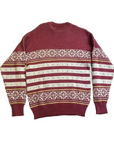 Load image into Gallery viewer, VTG The Men's Store Sears Sweater Adult Medium Red Fair Isle Snowflake 80s Mens
