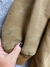 Load image into Gallery viewer, Vintage Carhartt Jacket Adult 4XL Tan Zip Bomber Detroit Style Quilt Lined Chore