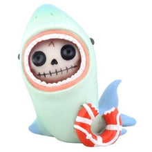 Load image into Gallery viewer, Furrybones Sharkie the Shark Figurine Skull in Costume New