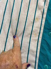 Load image into Gallery viewer, VTG All Star Game Jersey Womens One Size Teal Blue Button Up Baseball Ladies