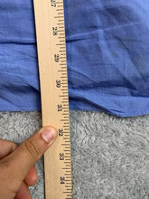 Load image into Gallery viewer, Faconnable Shirt Adult 3 15.5 Large Blue Button Up Casual Dress USA Made Mens