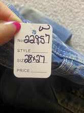 Load image into Gallery viewer, PINTAX Jeans Womens XXXS 3XS (28x27) Blue Denim Ripped Hip Hop Baggy Carpenter