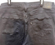 Load image into Gallery viewer, Levis Jeans Womens 14 (34x27) Black Tab Classic Straight Zip Denim Ladies