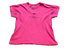 Load image into Gallery viewer, Ft. Meyers Beach Shirt Adult Large Pink Embroidered Palm Tree Tropical Ladies