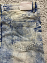 Load image into Gallery viewer, Southpole Jeans Adult 36x30 Blue Denim Skinny Grunge Distressed MCMXCI Mens