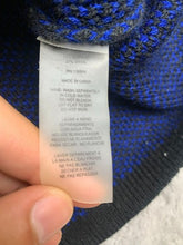 Load image into Gallery viewer, Sioni Studio Sweater Womens 2X Blue Black Button Front Cardigan Wool Blend