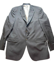 Load image into Gallery viewer, Hart Schaffner Max Sport Coat Mens 48L Single Breasted Pinstriped Suit Blazer