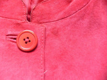 Load image into Gallery viewer, Worthington Jacket Womens Extra Large SUEDE Red Button Down Pocket Blazer Ladies