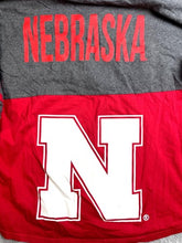 Load image into Gallery viewer, Nebraska Huskers Sweatshirt Adult 2X Gray Red Hoodie Sporty NCAA Boxercraft Mens
