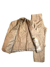 Load image into Gallery viewer, Maihan Kabul 3 Piece Suit Mens Coat Vest Pants Dress Tan *SEE PICS FOR SIZES