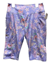 Load image into Gallery viewer, The Little Mermaid Leggings Womens Small Workout Athleisure Disney Capri AOP