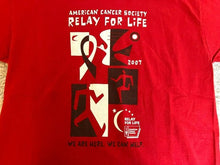 Load image into Gallery viewer, American Cancer Society Shirt Womens Medium Relay for Life We Can Help Committee