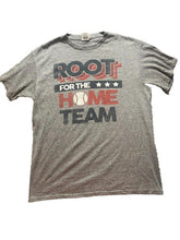 Load image into Gallery viewer, VTG Baseball Shirt Adult Medium Gray Root For The Home Team Sportswear 90s Mens