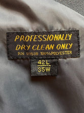 Load image into Gallery viewer, Gianni Vironi Suit Coat Mens 42L Single Breasted Three Buttons Sport Blazer Gray