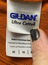 Load image into Gallery viewer, TROEG-A TOGA Party Shirt Adult Medium Orange Ancient Greek Silhouette Mens