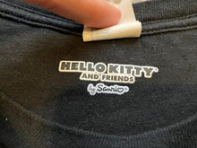 Load image into Gallery viewer, Hello Kitty Shirt Womens 2XL Black Sanrio Bow Academia Plus Casual Streetwear