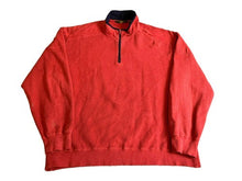 Load image into Gallery viewer, Orvis Shirt Adult Large Red 1/4 Zip Mock Neck Signature Collection Outerwear Men