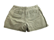 Load image into Gallery viewer, Eddie Bauer Shorts Womens 12 (32" Waist) Sage Green Flat Front 3.5" Inseam Lady