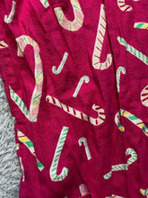 Load image into Gallery viewer, Lot of 2 Pajama Pants Womens Large Pink Blue Fleece Disney AOP Eeyore Candy Cane